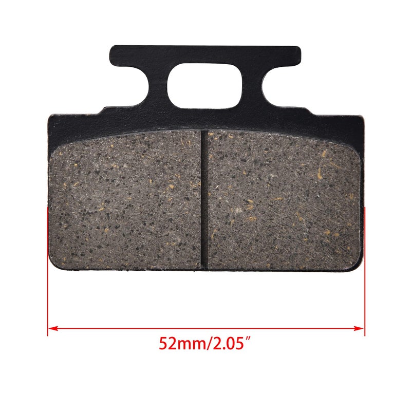 WOOSTAR Front Disc Brake Pad Replacement for 50cc 70cc 90cc 110cc 125cc 150cc GY6 Baja Jonway Lance Dirt Pit Bike Chinese ATV 4 Wheeler Scooter - Image 2